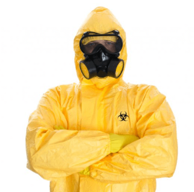 Vinyl Hazmat Suit